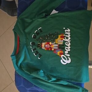 3T child's holiday let's get crackin' long t shirt